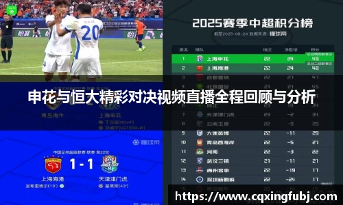 申花与恒大精彩对决视频直播全程回顾与分析